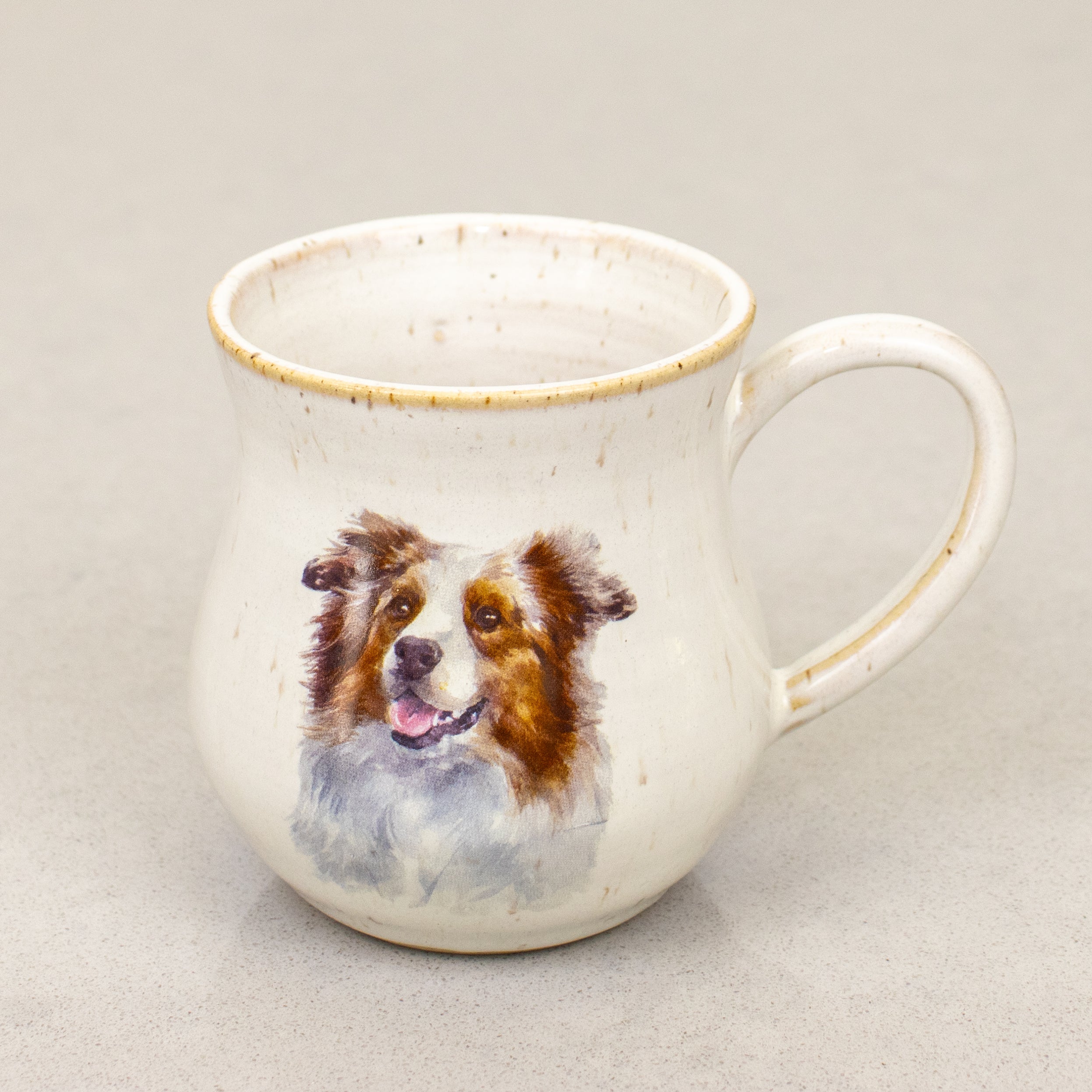 Dog Face Belly Mugs