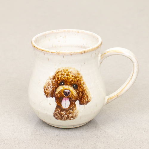 Dog Face Belly Mugs