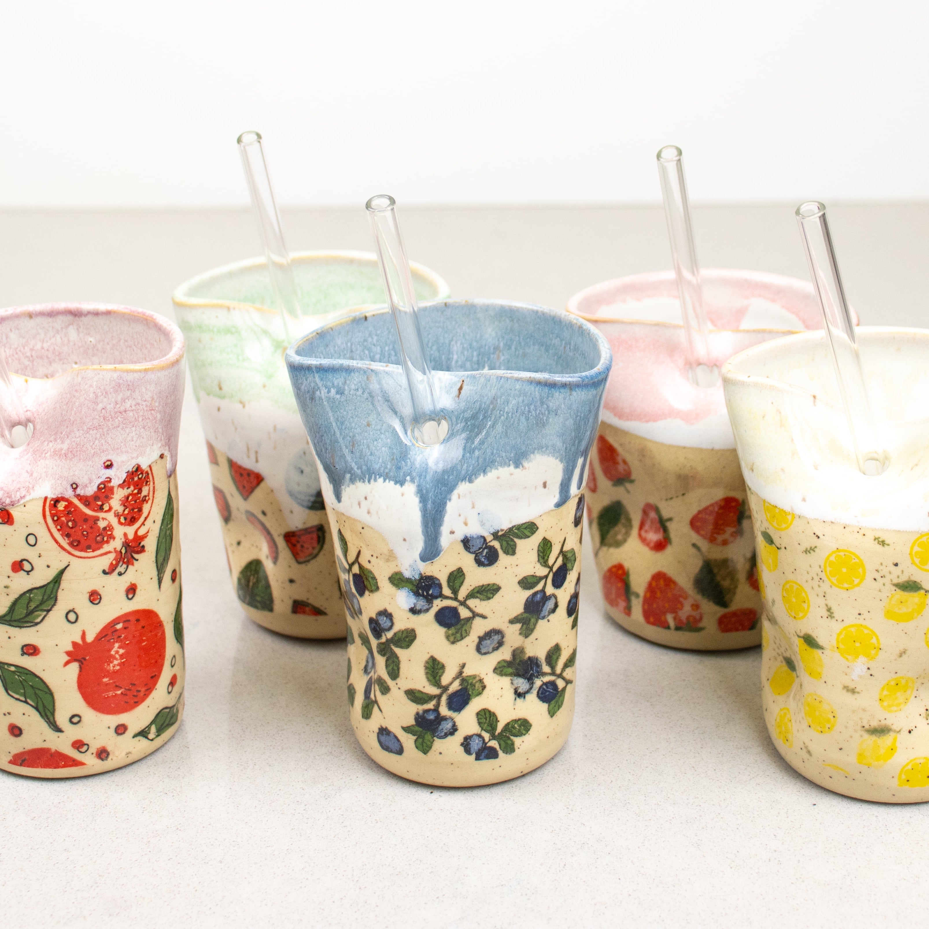 Whitecap Fruit Tumblers