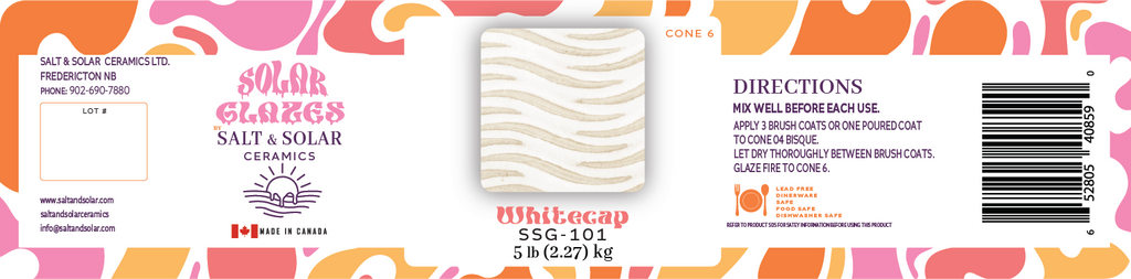 Whitecap- Cone 6 Dipping Dry Mix