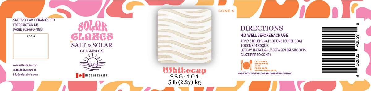 Whitecap- Cone 6 Dipping Dry Mix